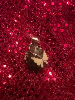 Butterfly  gemstone necklace pendants