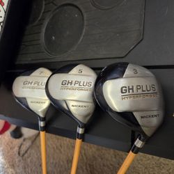 Nickent GH PLUS Mens Fairway Wood RH 3, 5, 7 Wood Regular Flex
