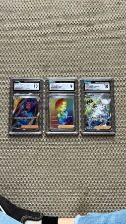 Raifort, Beauty, And Melony Graded Pokemon Collectible Cards 