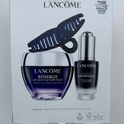 Lancome Renergie Night Genifique 3pc Gift Set