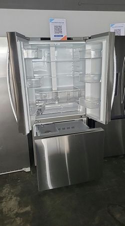 LG French Door Fridge – Stainless, 33in wide, ThinQ Smart