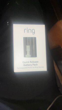 Ring Quick Release Battery Pack