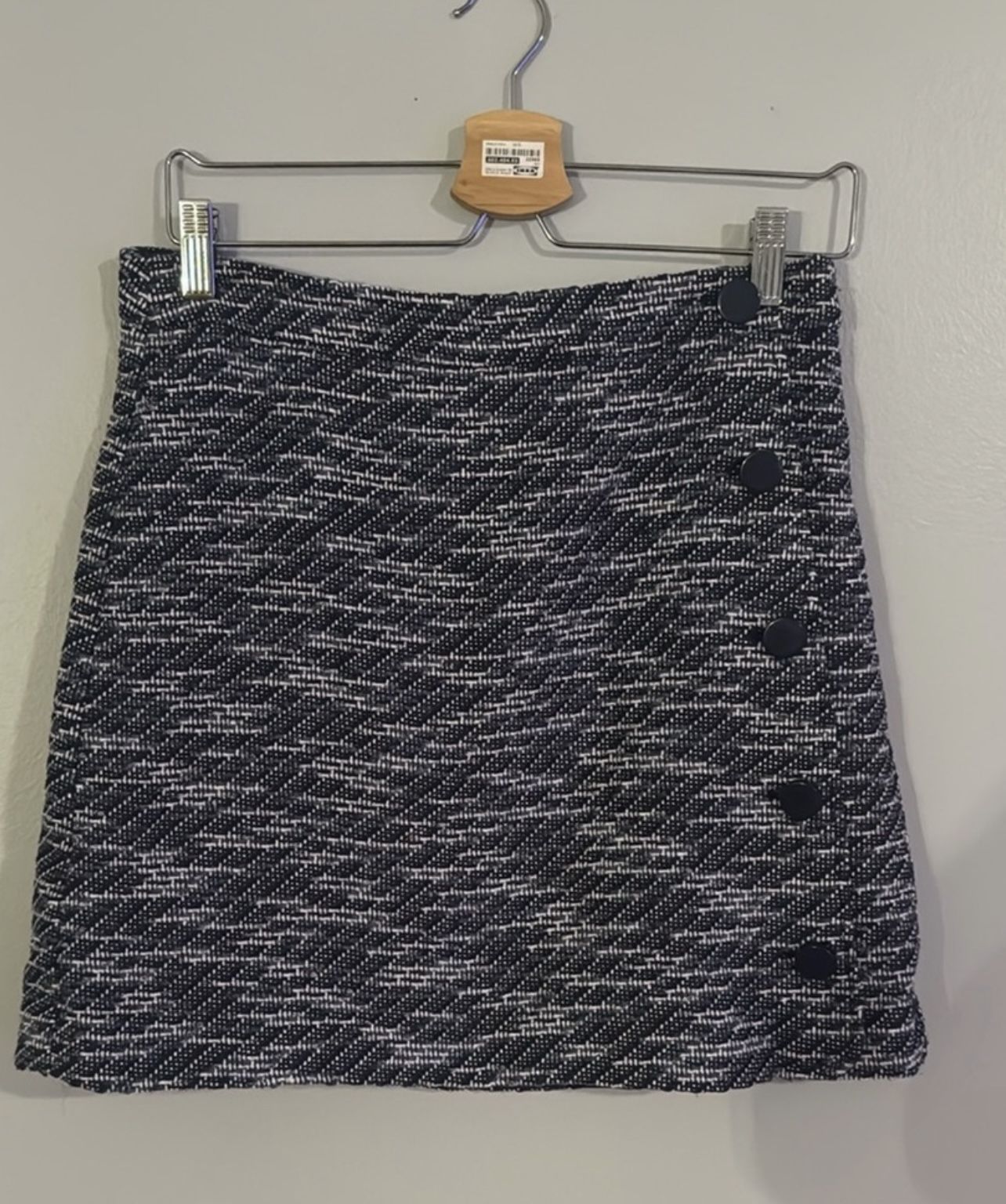 LOFT BLUE KNITTED TEXTURED MINI SKIRT SIZE 8
