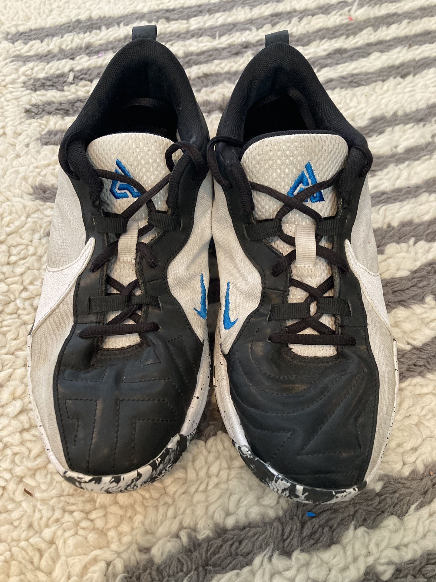 Used Nike Pair Of Basketball Shoes