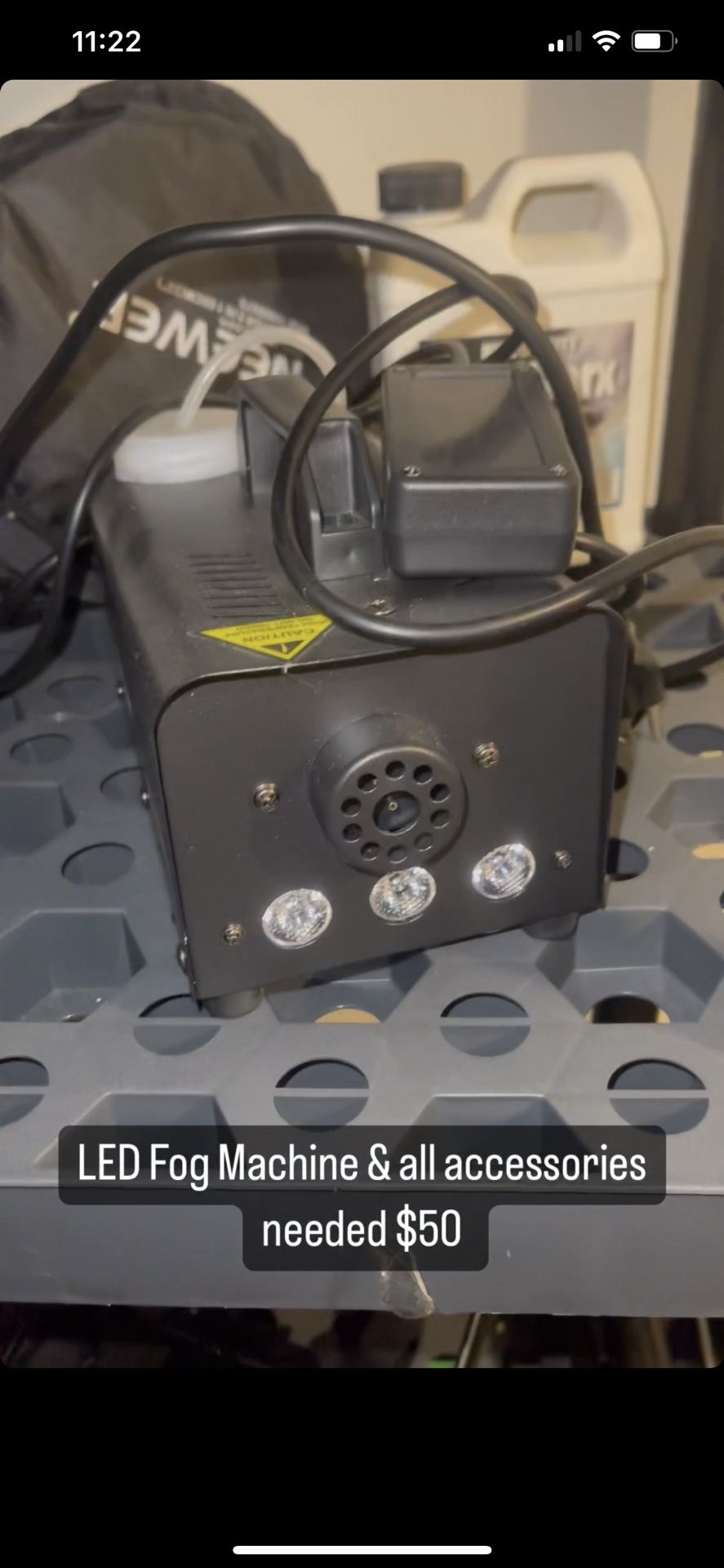 Fog machine