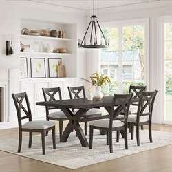 Bayside Furnishings Westen Dining Table and 6 Chairs