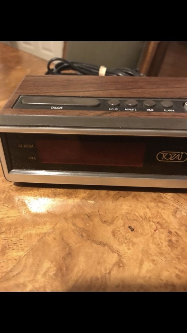 1980s TOZAI ALARM CLOCK
