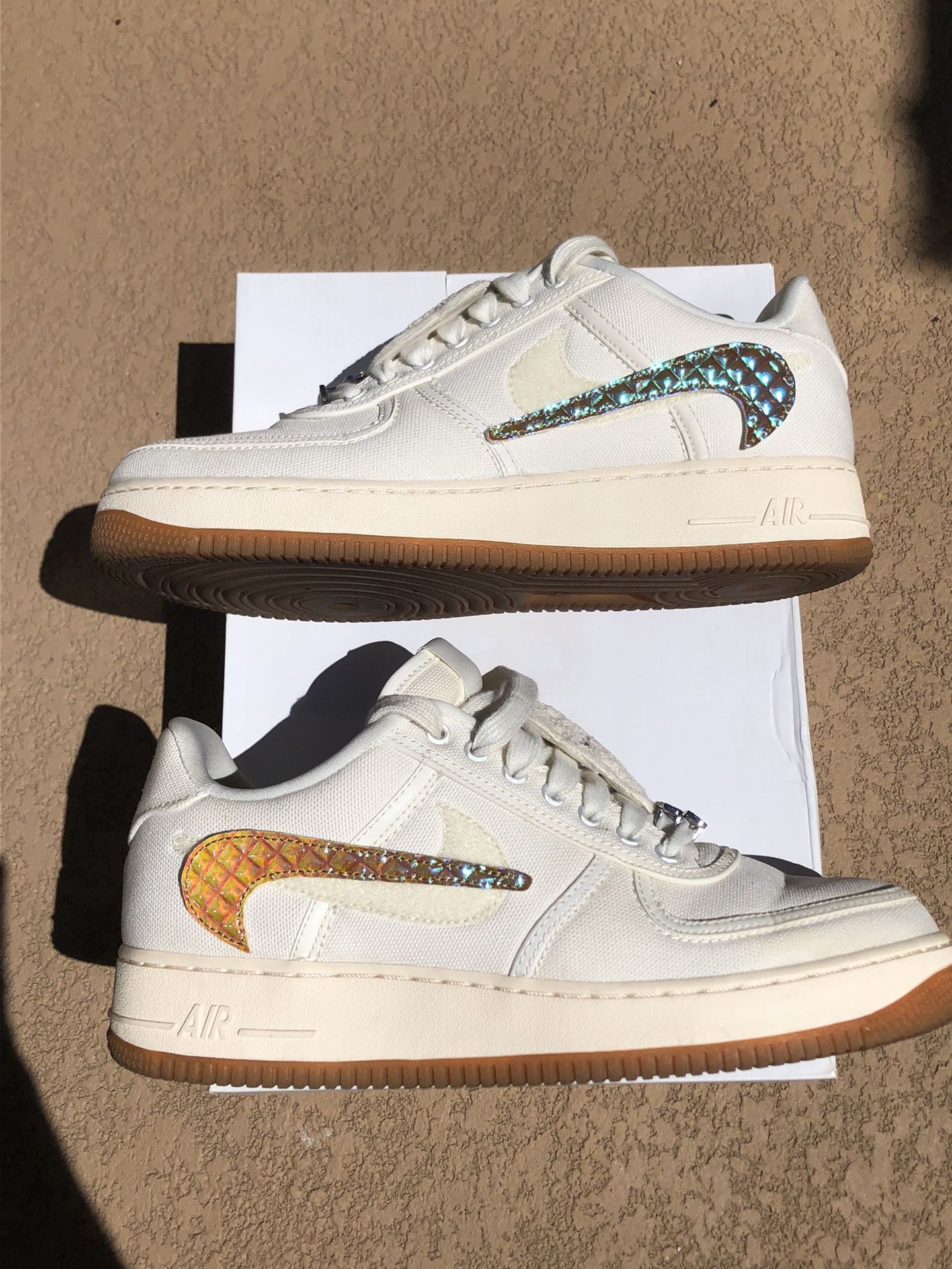 9.5 Used Travis Scott Air Force 1 Sail,All Products : American Fashion Style Bags On Sale