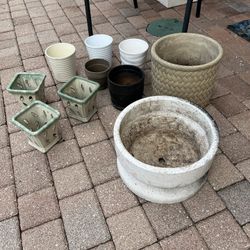 Flower Pots 10 of Them Various Sizes 