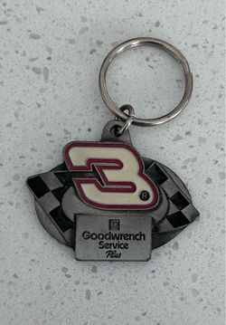 Dale Earnhardt #3 GM Goodwrench Service Plus Keychain