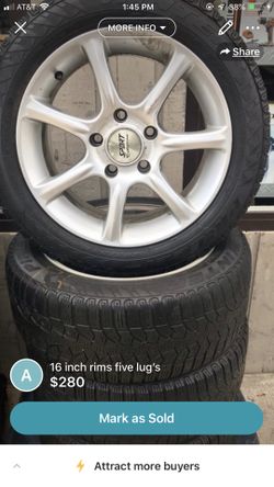 16” rims five lugs