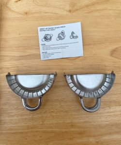 Set of 2 Stainless Steel Sweet or Savory Dough Presses