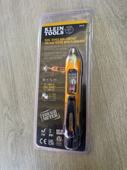 Klein Tools Digital Dual Range Non Contact Voltage Tester with LED Flashlight 12-1000V AC