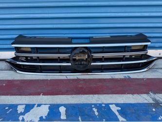 2022,2023,2024 Volkswagen Tiguan R-Line Grill,Grille With LED/Parrilla Con LED Oem,Original  Ask