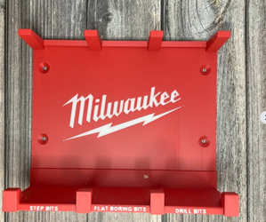 Milwaukee Bit Case Wall Mount Organizer – 3D Printed