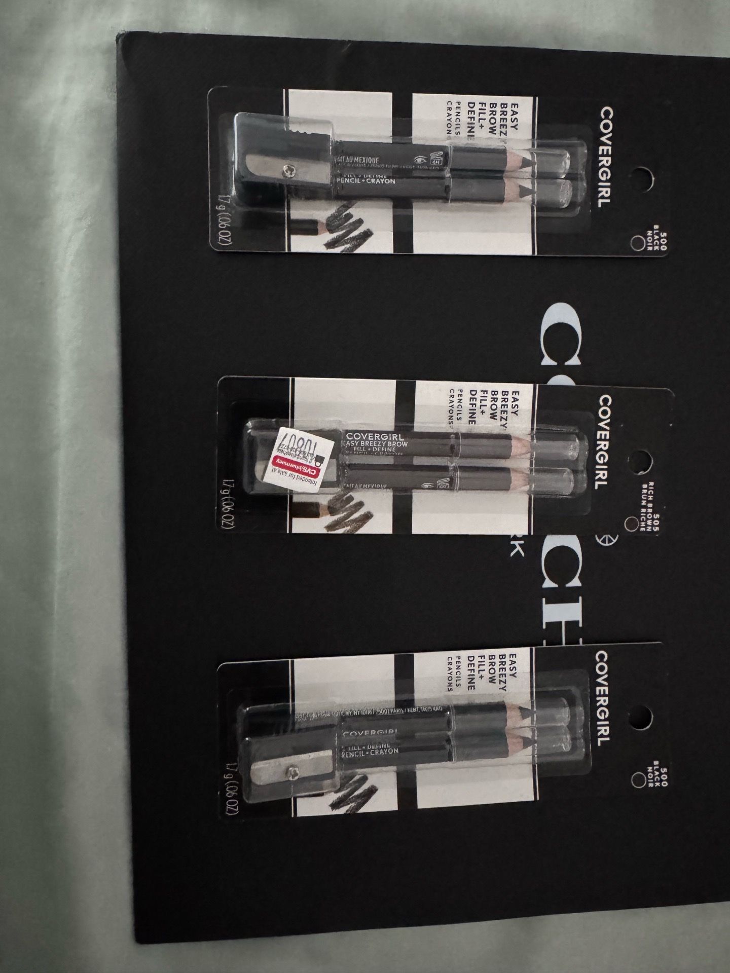 Covergirl brow pencils