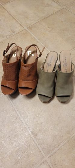 Two Pairs Of Size 7 High Heels 