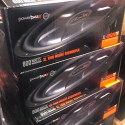 Powerbass 12 Inch Shallow Subwoofer On Sale For 99.99