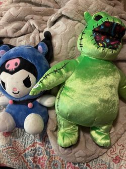 Kuromi and Oogie Boogie Plush Stuffed Animals Lot