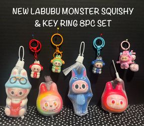 NEW LABUBU & KEYRING THE MONSTERS 8PC SET CONFIRMED