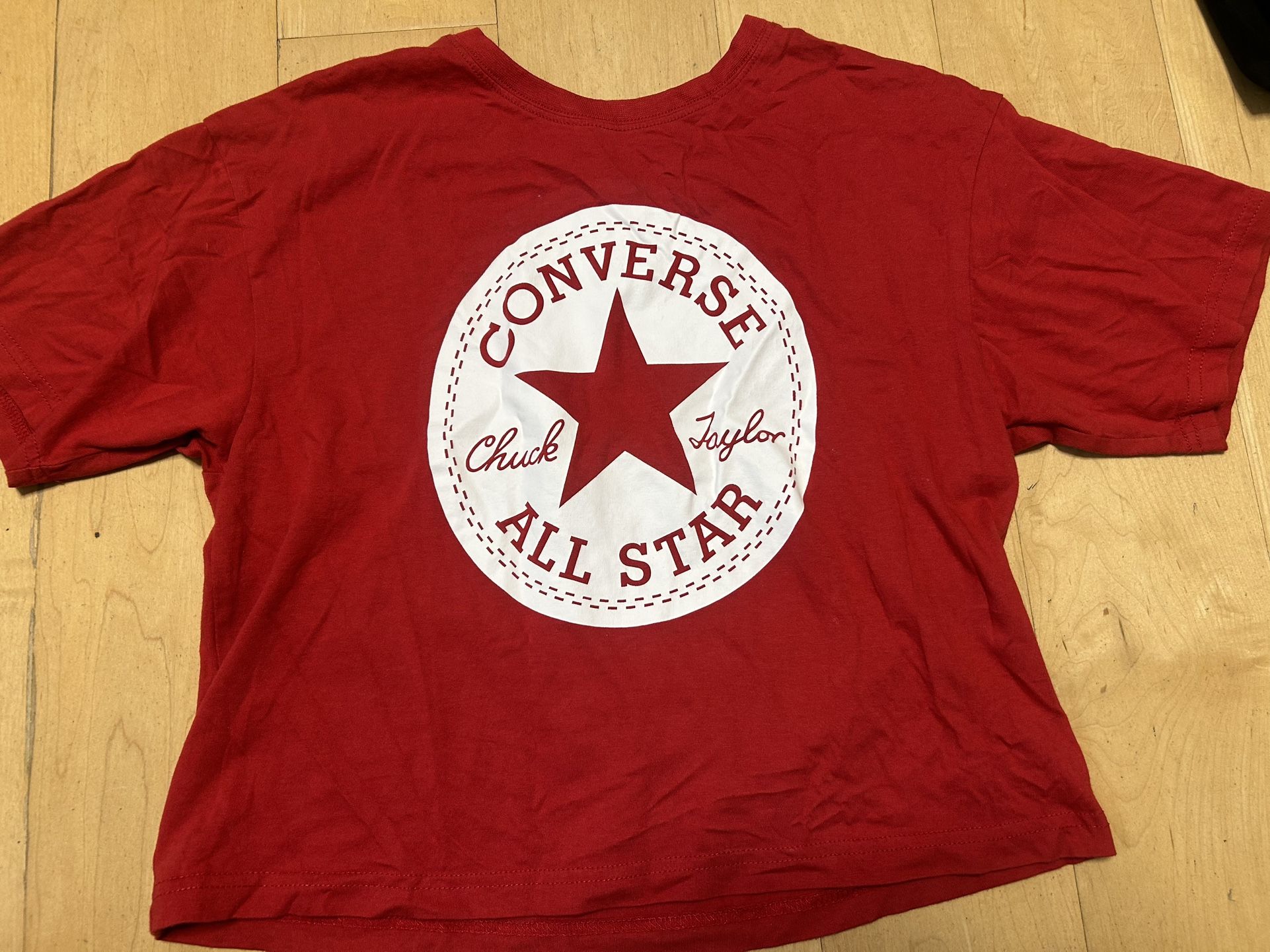 Red Converse All Stars T-Shirt 