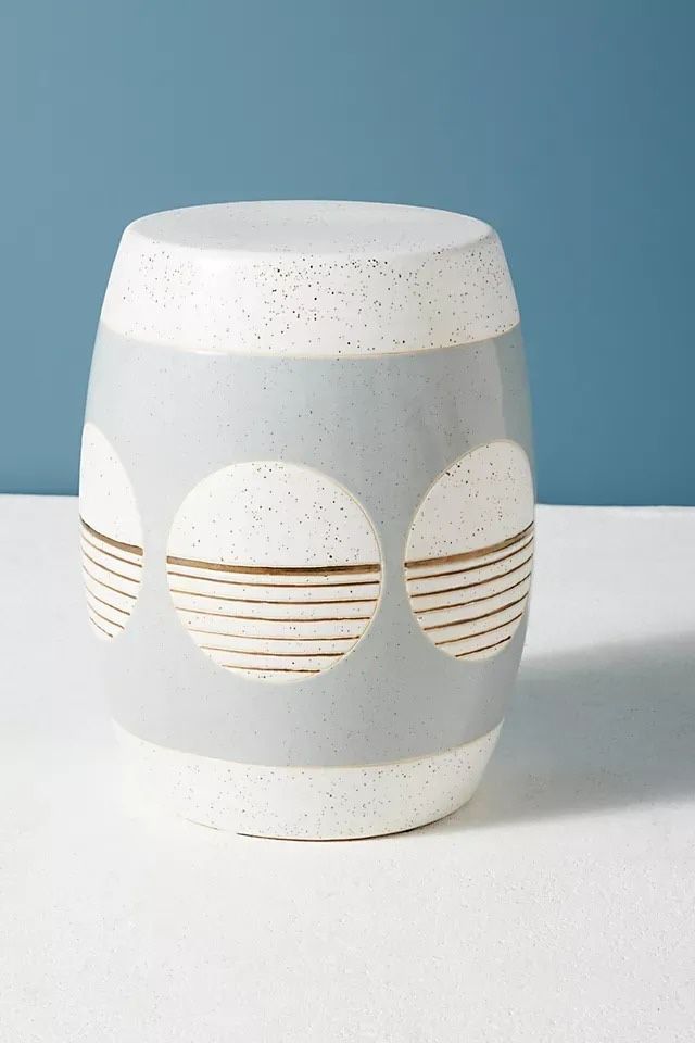 Anthropologie Cathy Terepocki Ceramic Stool / Side Table - $80 (Mar Vista)