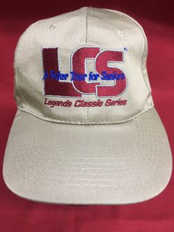 Legends Classic Series Poker Senior Tour Adjustable Velcro Baseball Golf Cap Hat