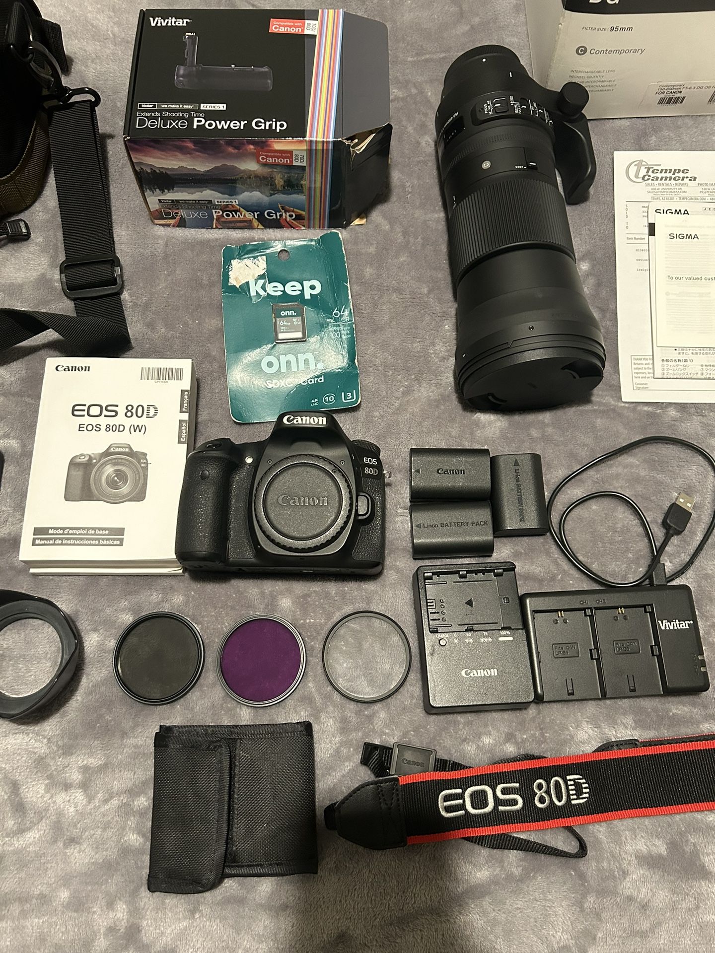 Canon EOS 80D body & Lenses for Sale in Phoenix, AZ - OfferUp