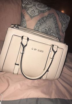 Nude guess hand bag