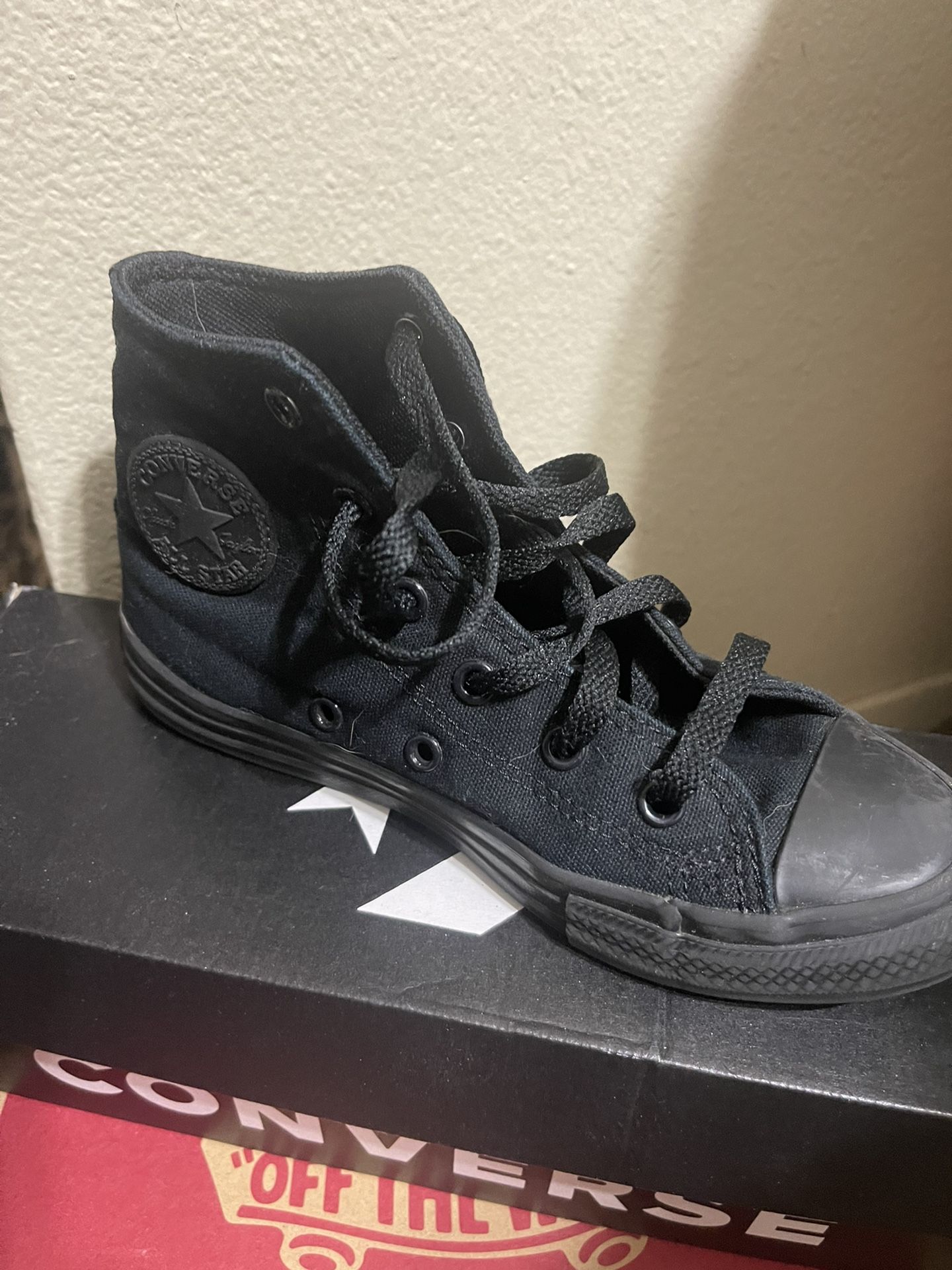 Black High Top Converse 