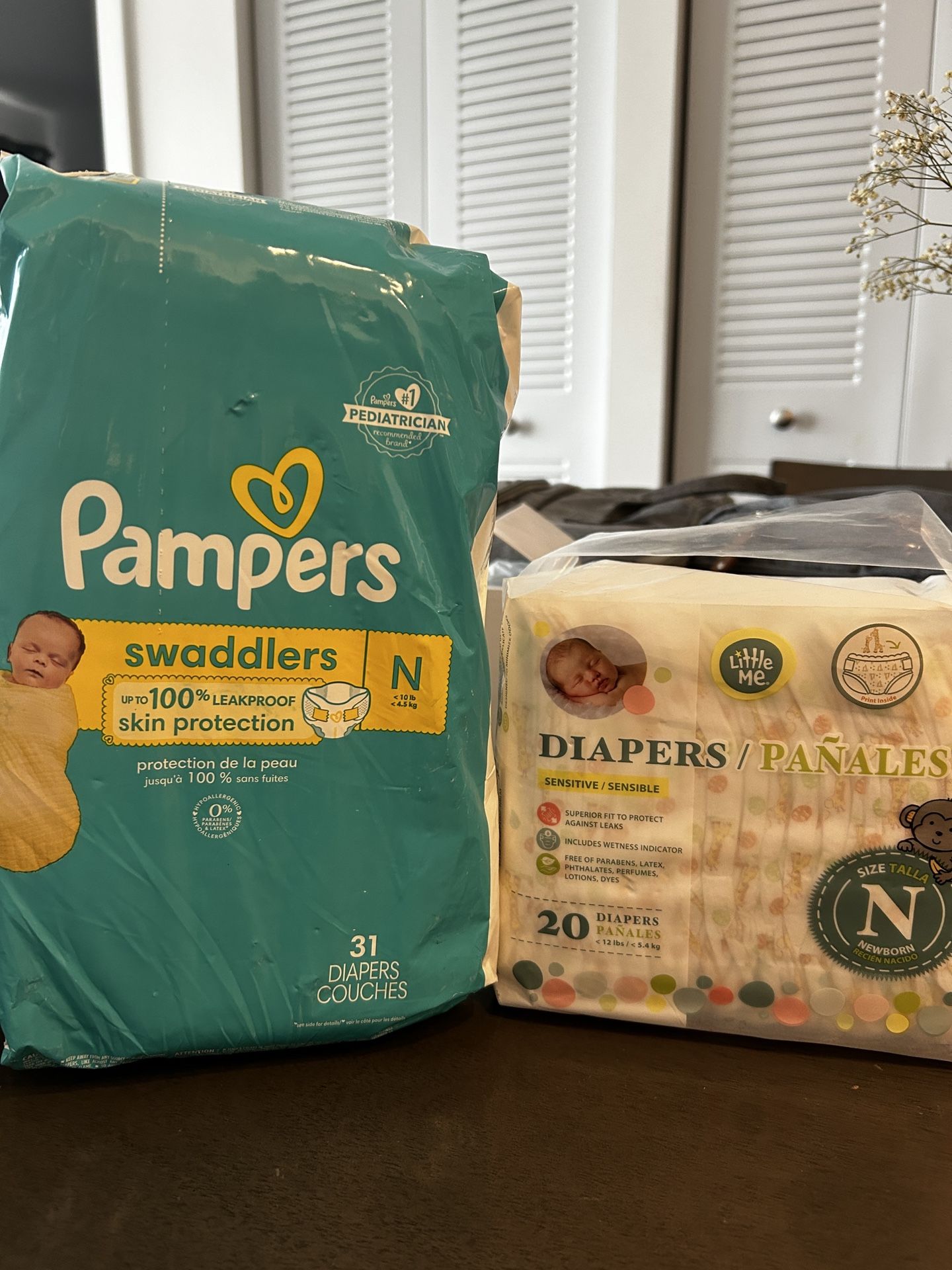 NEWBORN DIAPERS (51 Together) 