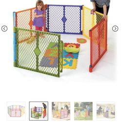 Toddlero By North States Superyard Colorplay Freestanding Gate