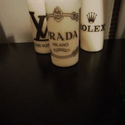 3 Decorative Candles