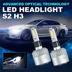 Led headlight bulbs kit- hid lights conversion kit 35 watt 55 watt - ballast bulbs relay - any headlight ford nissan chevy any