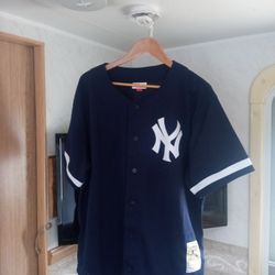 New York Yankees Mitchell & Ness BP Jersey Size XL  OBO