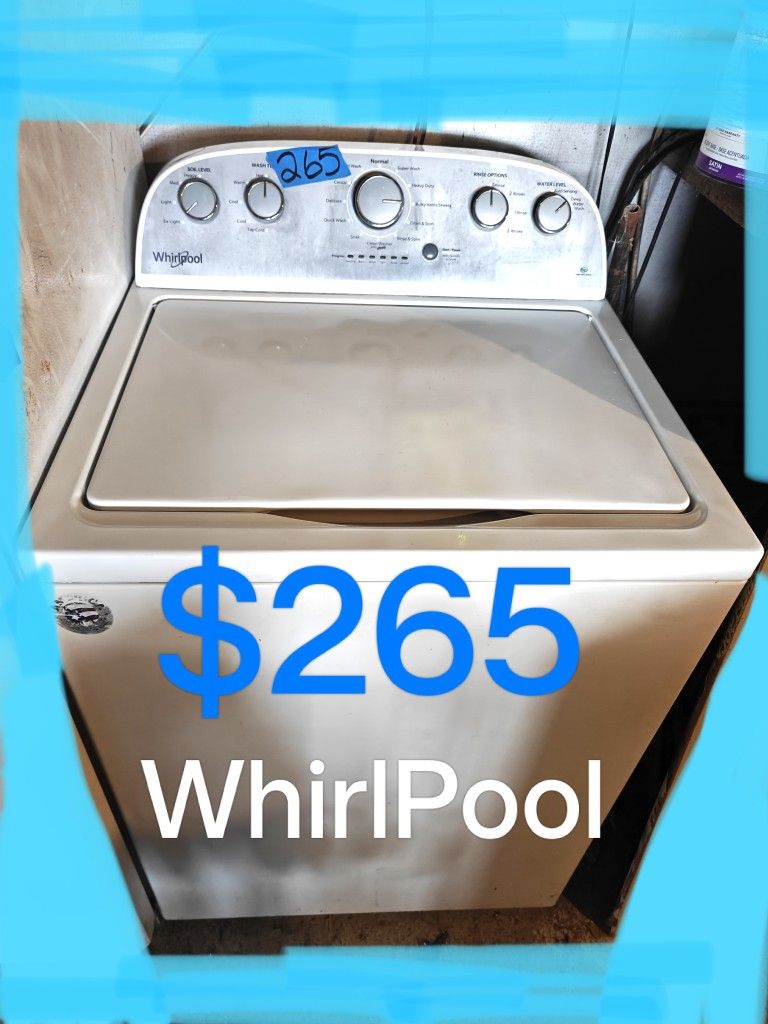 $265 WhirlPool Washer / Stove Dryer Stackable