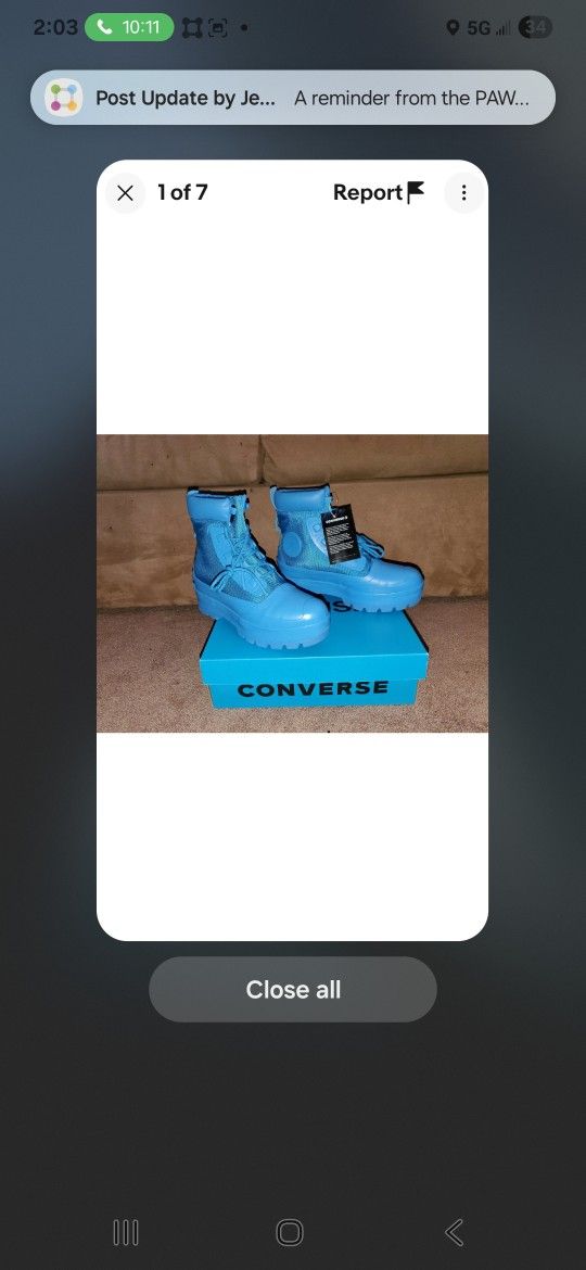 Converse CTAS Duck Boot Woman size 7