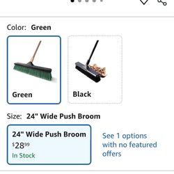 Wide Push Broom