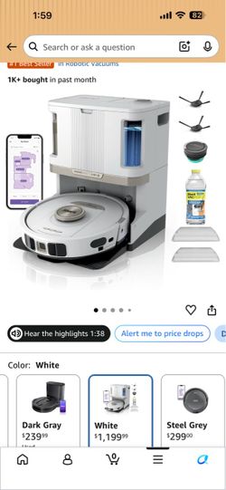 Shark robot vacuum & mop