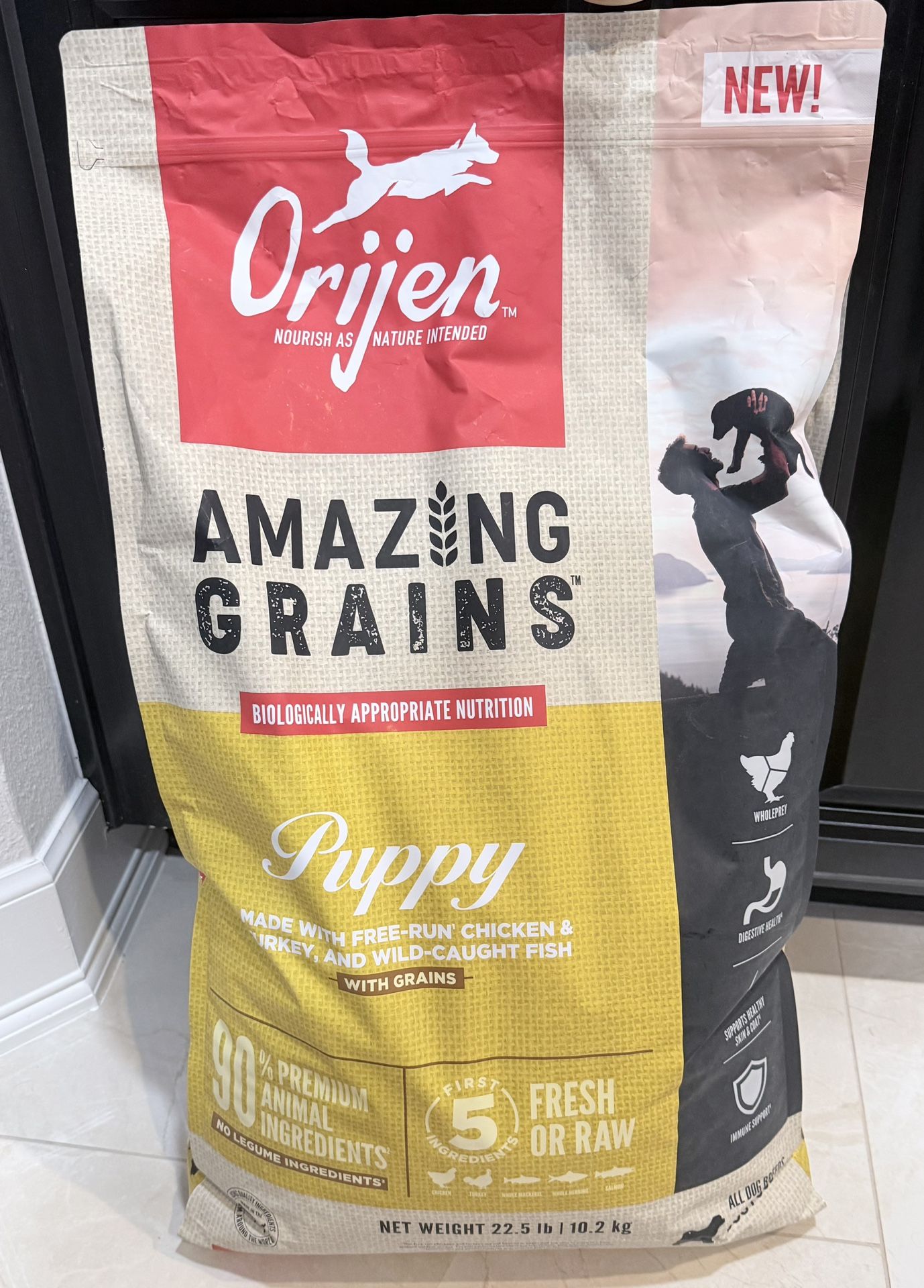 Orijen Dry Puppy Food 22.5lb Bag