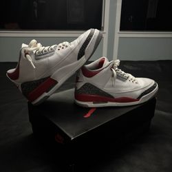 Jordan 3 Fire Reds 2022