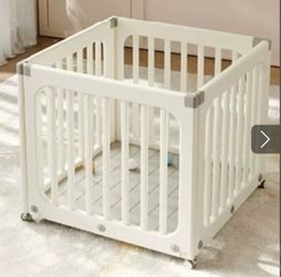 Portable Baby Playpen – Indoor Safety Enclosure for Living Room (30x30x30 inches)