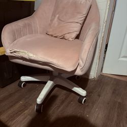 Pink Vanity Chair 