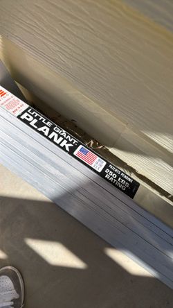 Little giant plank- extends 8ft to 13ft