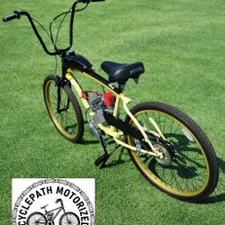 Motorized Bike Bicycle Beach Cruiser Motor Bike Delivery Available
