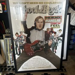 School Of Rock Movie Poster  🎸 2003 Scorpio Poster Jack Black 🎥