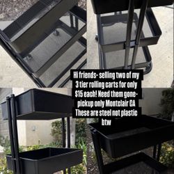 Rolling Beauty Carts 