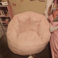 Pink Beanbag chair