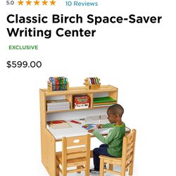 Lakeshore Classic Birch Space-Saver Kids Desk