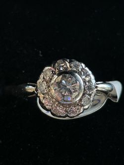 14k Natural Diamond Ring very nice - we have a good selection